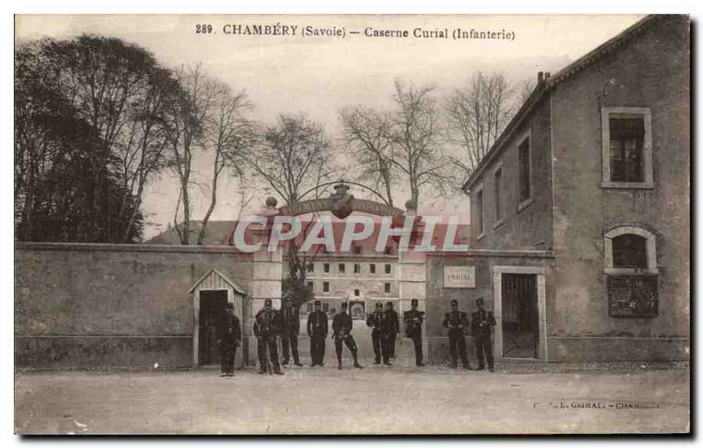 Chambéry (Savoie) — Kasernen Curial (Infanterie) — L. Grimal, Chambéry - Vorderseite