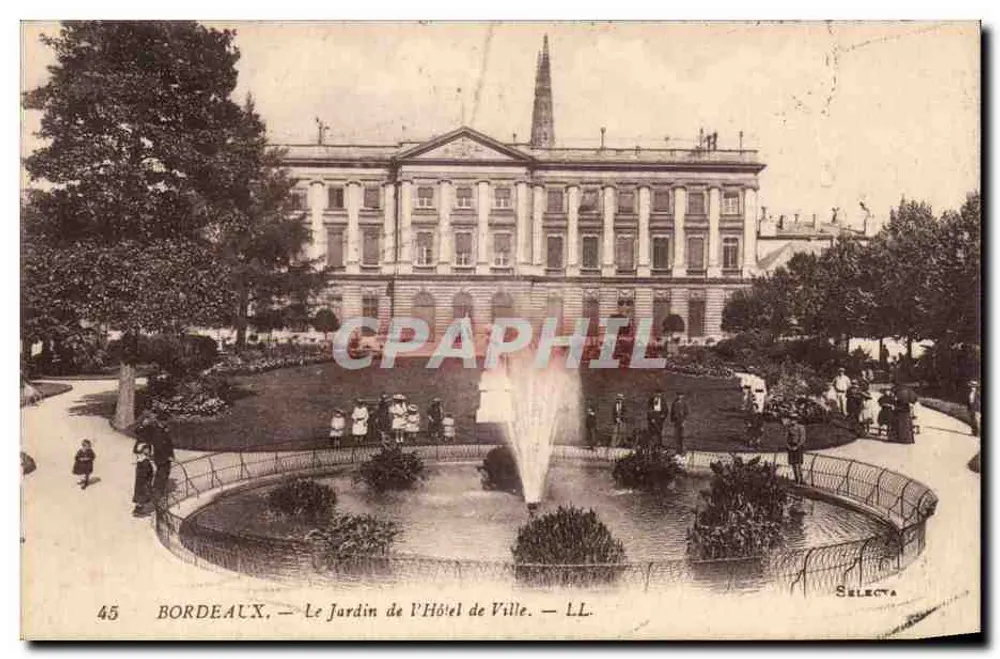 Bordeaux — Der Garten des Rathauses — Selecta - Vorderseite