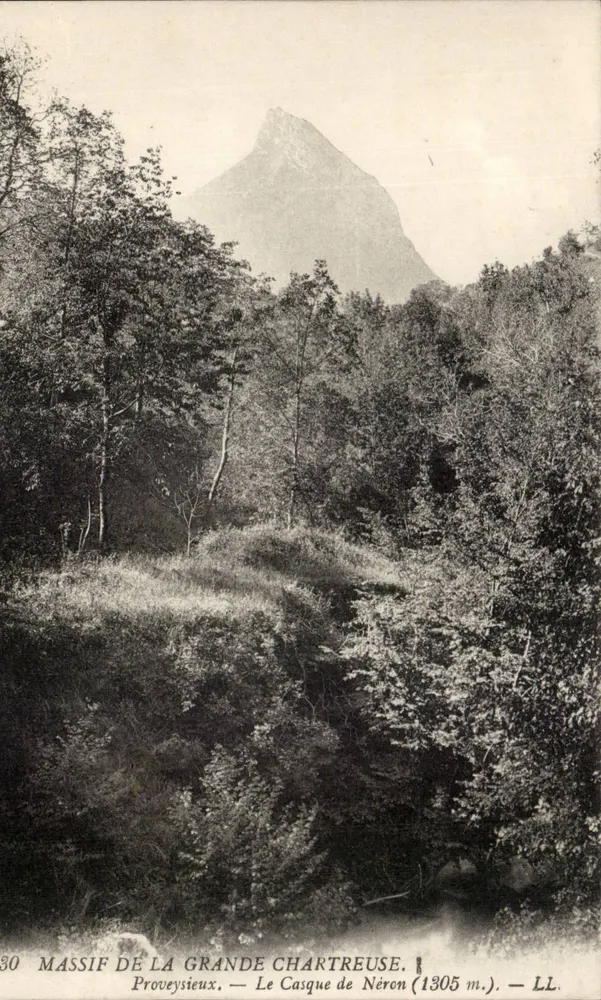 Massiv der Grande Chartreuse — Le Casque de Néron (1305 m.) — LL - Vorderseite