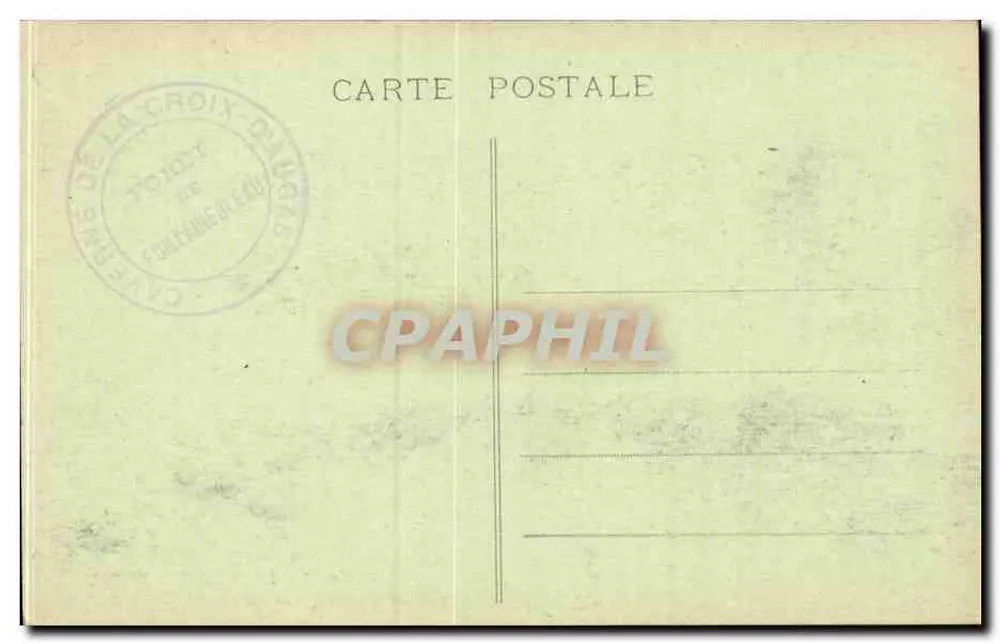 Floresta de Fontainebleau — A Caverna de Augas — editor não identificado, n° 297 - Verso