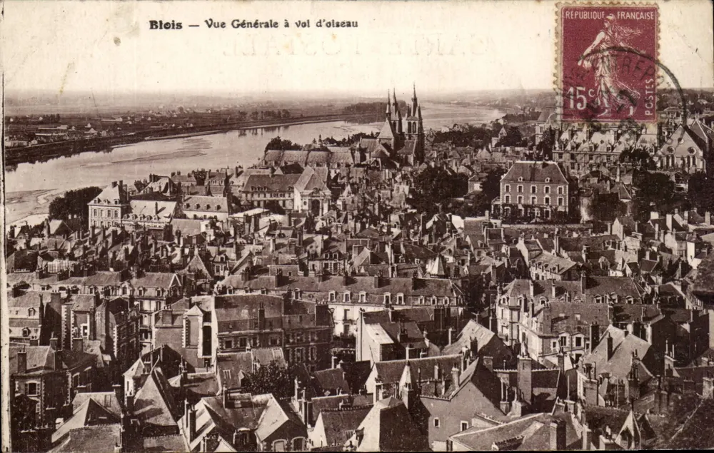 Blois — Vista Geral de Voo — L. Lenormand, Orléans - Frente