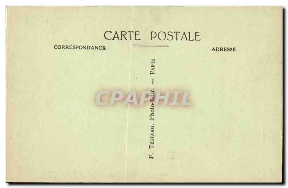 Bois de Vincennes no inverno — Efeitos de neve — E.M. n°21 - Verso