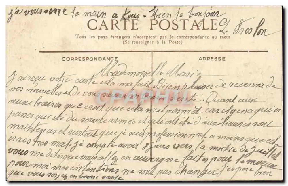 Bordeaux — Allgemeiner Blick auf die Quais des Salinières — Verleger E.V.G. n° 2 - Rückseite