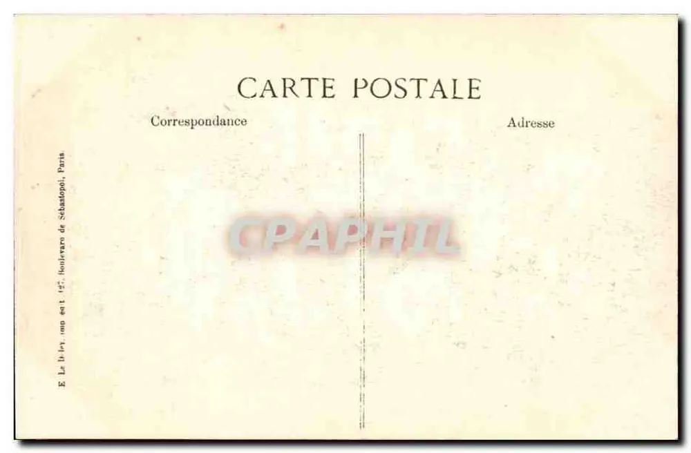 Ruinen von Sommeilles — 5. Februar 1915 — Verlag E. Le Livre, 35. Serie - Rückseite