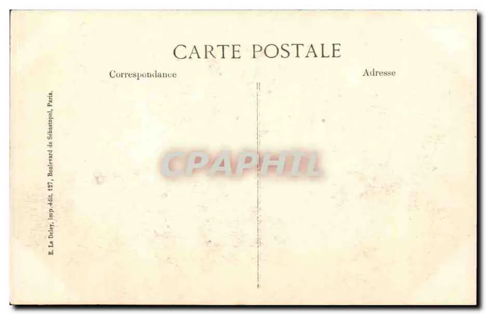 Nomeny — Straße zerstört im Dezember 1914 — E. Le Dusy, Paris - Rückseite