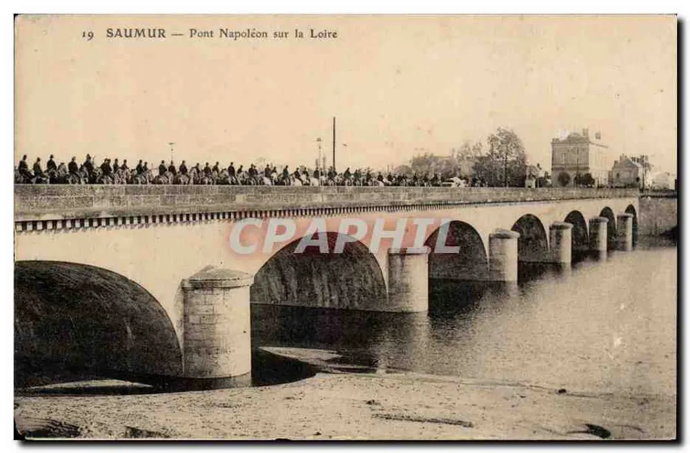 Saumur — Pont Napoléon über die Loire — Verleger nicht sichtbar - Vorderseite