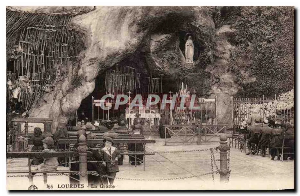 Lourdes - A Gruta — editor Lourdes, n° 165 - Frente