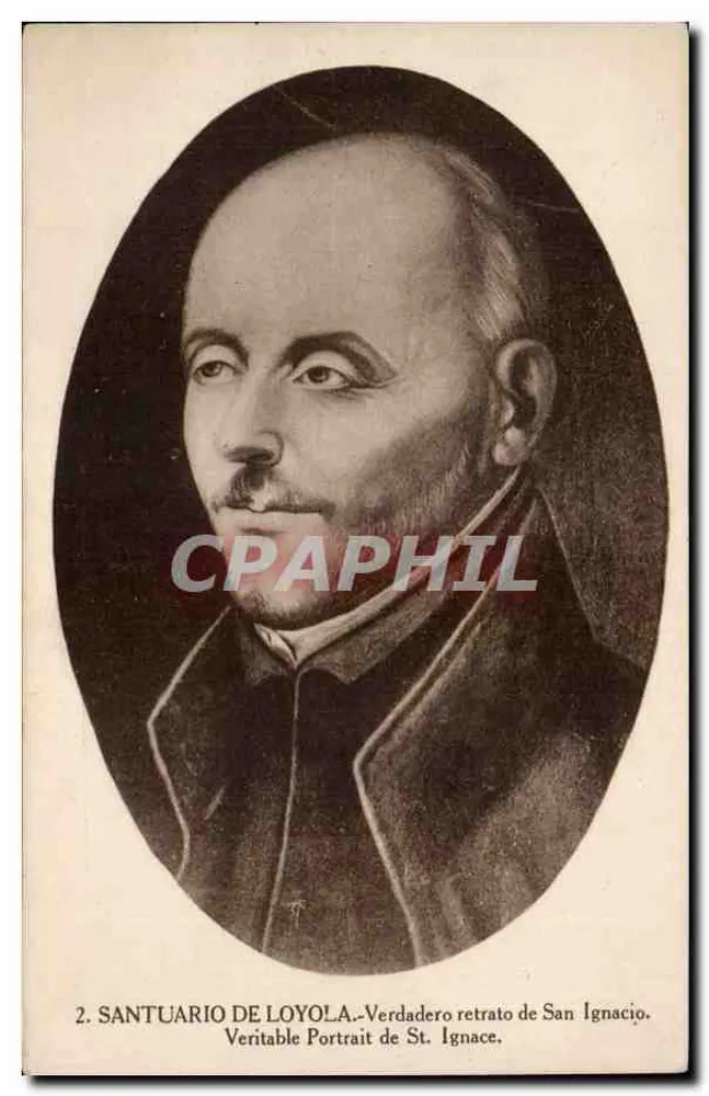 Santuario de Loyola — Portrait des Heiligen Ignatius — Édition Juan Echezarreta, n°2 - Vorderseite