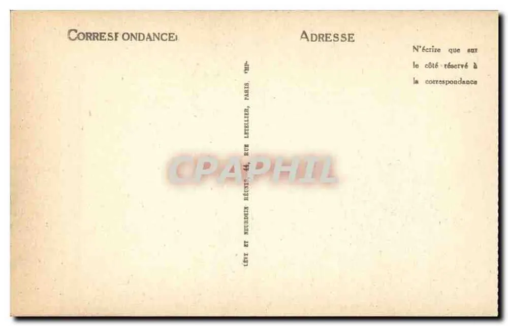 Catedral Nossa Senhora de Marselha — editor Le Tellier, n°44 - Verso