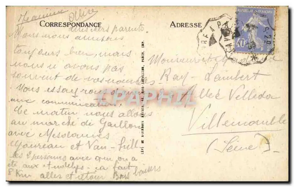 Les Andelys — A Igreja — LL - Verso