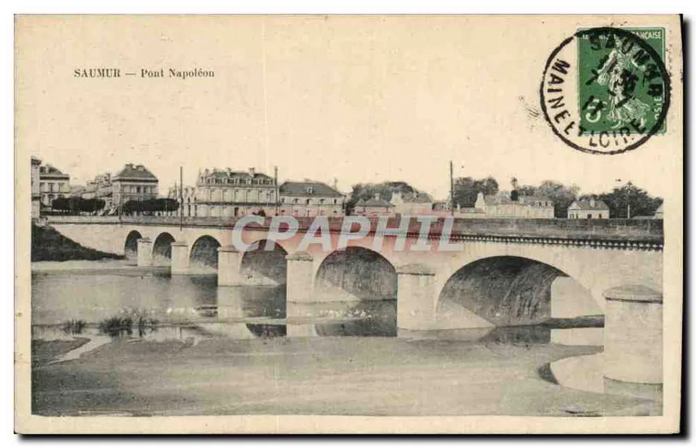 Saumur — Ponte Napoléon — Editor não visível - Frente