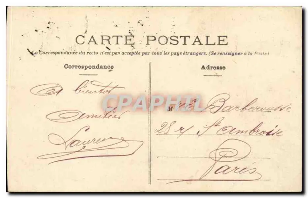 Saumur — Ponte Napoléon — Editor não visível - Verso