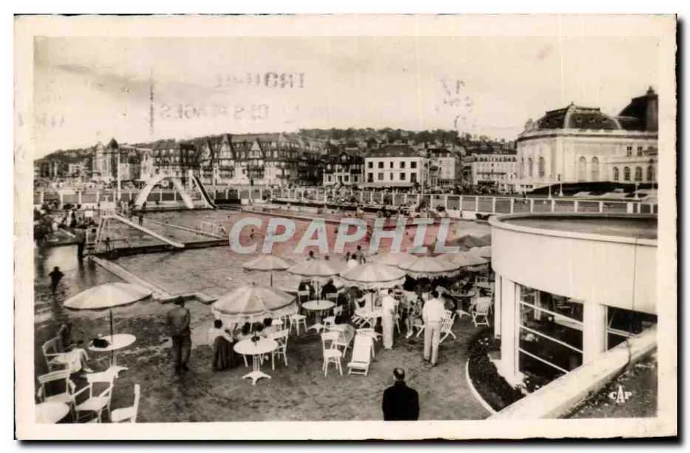 Trouville-sur-Mer — Die Schwimmbecken — C.A.P. Paris n° 428 - Vorderseite