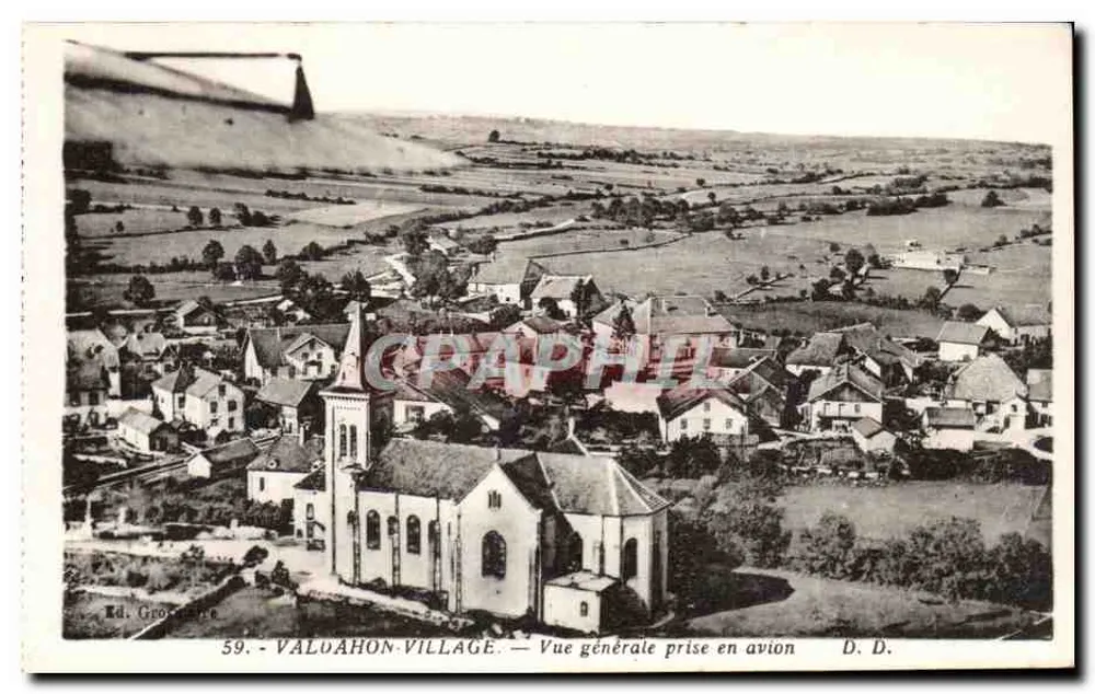 Valdahon Dorf — Allgemeiner Blick aus der Luft — Verlag Gromaire - Vorderseite