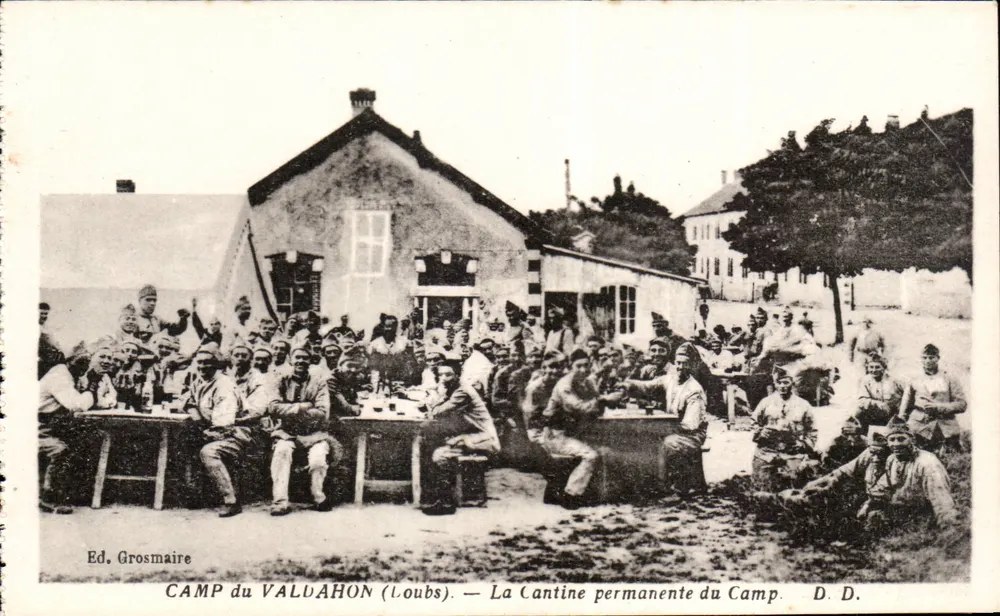 Camp du Valdahon (Loubs) — Die permanente Kantine des Lagers — Ed. Grosmaire - Vorderseite