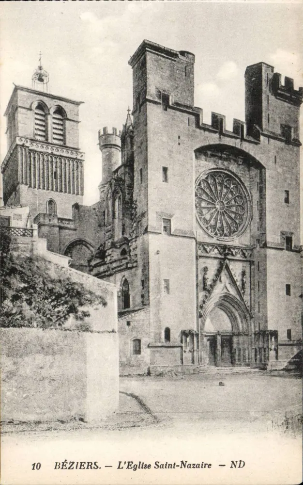 Béziers — Kirche Saint-Nazaire — ND - Vorderseite