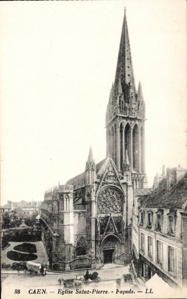 Caen — Igreja de São Pedro — Facha — LL - Frente
