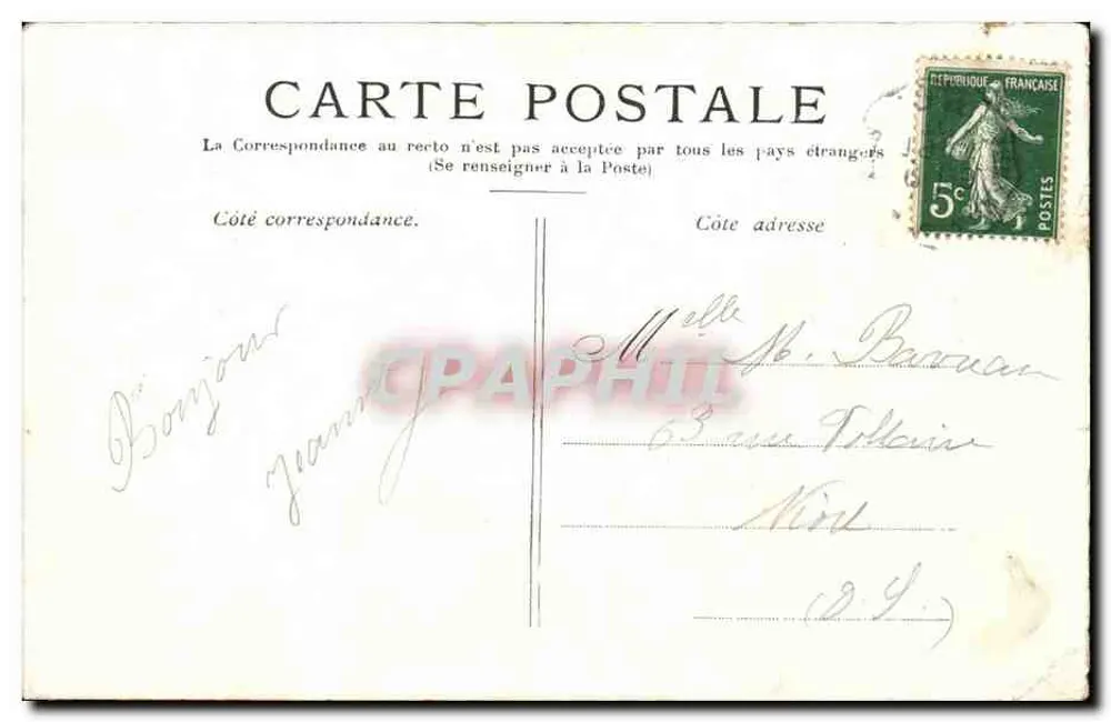 Versailles — Cour Royale et Statue de Louis XIV. - Verso