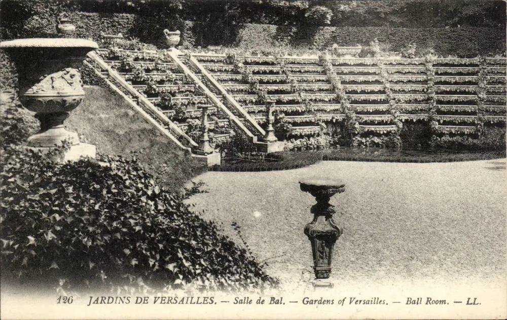 Jardins de Versailles — Sala de Bal — LL. — N° 126 - Frente
