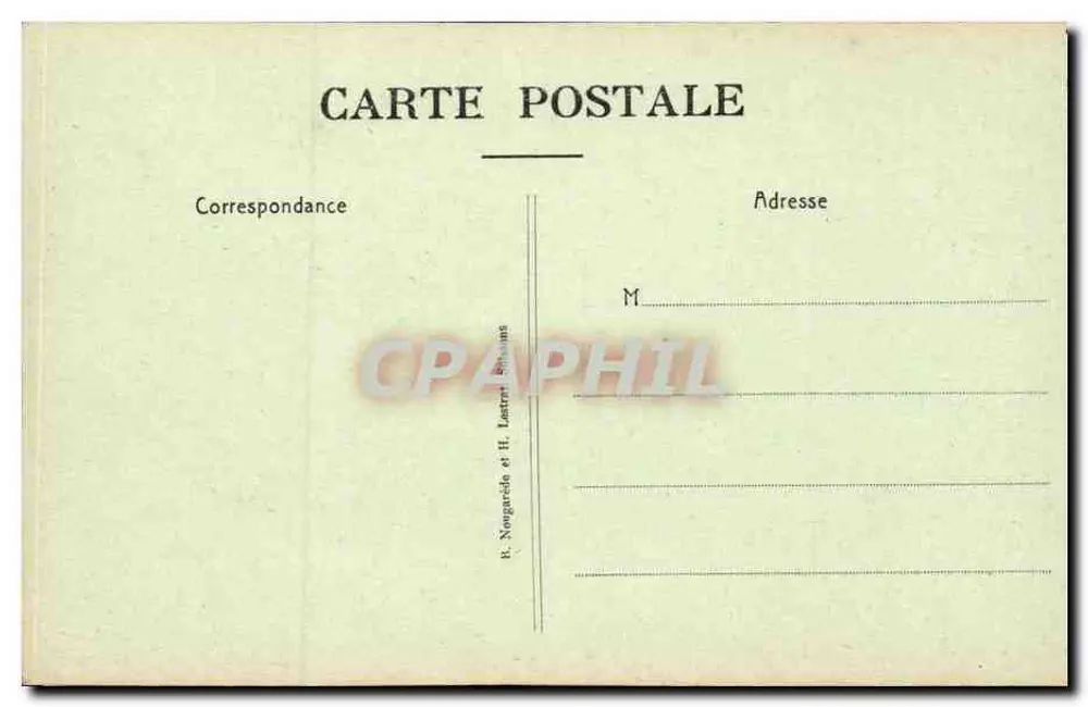 Chemin des Dames — Der Plateau de Californie — R. Nougardès und H. Lestraux - Rückseite