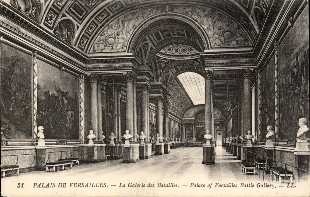 Palast von Versailles — Die Galerie der Schlachten — LL. — N° 51 - Vorderseite