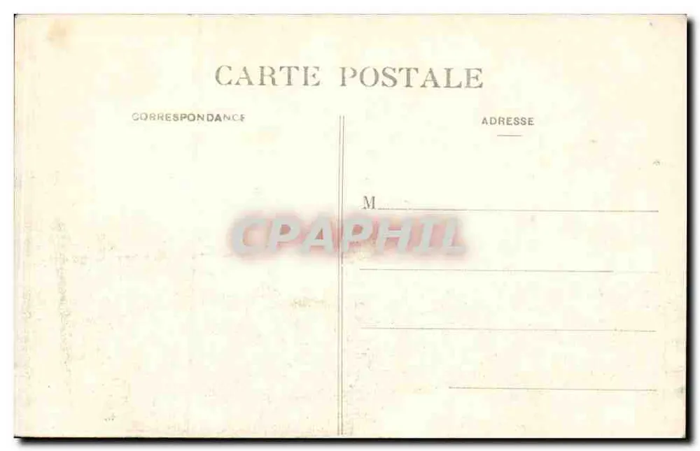 PAU - Entrada do Castelo e do Parque — Marcel Delboy, fototipia, Bordeaux - Verso