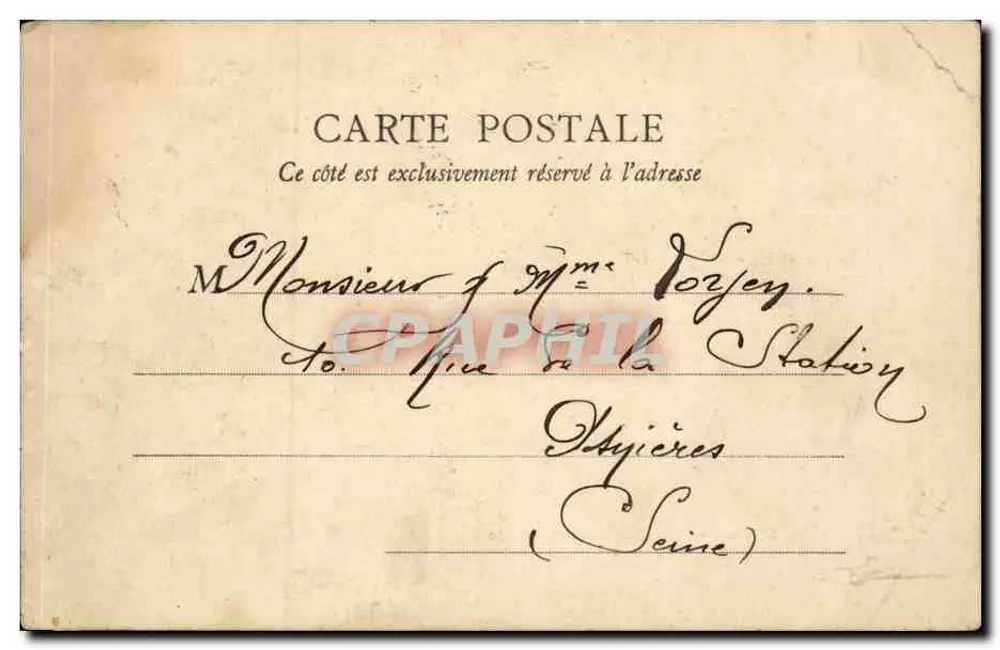 Le Parc - Petit Trianon : o Moulin — Versailles — B. F. Paris - Verso