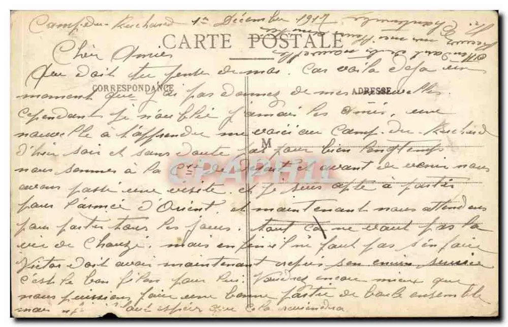 Camp du Ruchard — Tentes et Baraquements — Fauré, tabac, éditeur - Rückseite