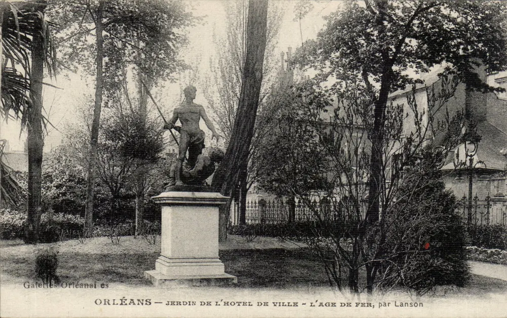 Orléans — Garten des Rathauses — L'Âge de Fer, von Lanson - Vorderseite