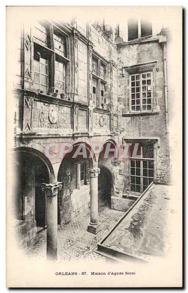 Orléans - Casa de Agnés Sorel — editor Laroche & Eill, n°87 - Frente