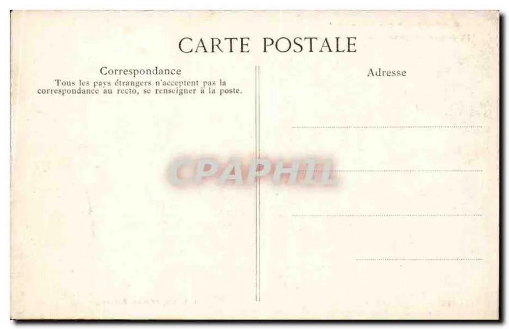 Orléans — "Les Augustins" — 21, Avenue Dauphine — Verleger L. Loddé - Rückseite