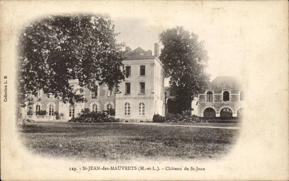 St-Jean-des-Mauvrets (M.-et-L.) — Schloss St-Jean — Sammlung L. B. Nr. 319 - Vorderseite