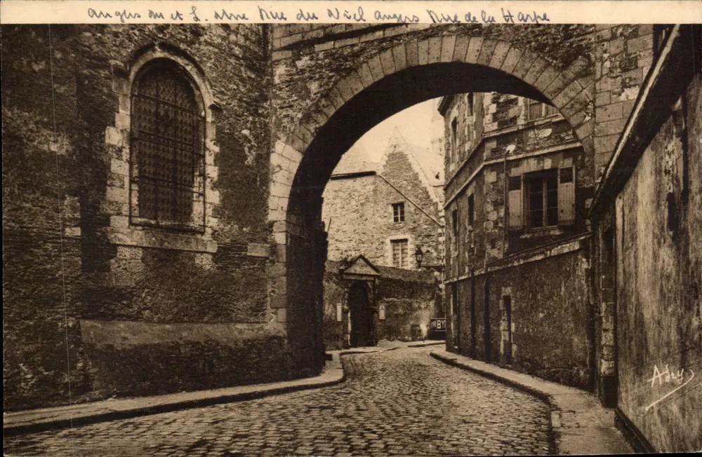 Angers - Rue du Vieil Angers - Rue de la Harpe — A. Breger frères, Paris - Vorderseite