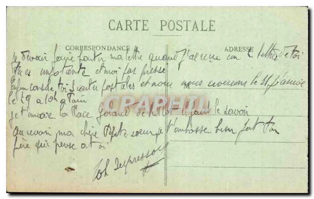 Rolle (Somme) — Vista geral da Praça — Escola de Cinema, 66 Rue de Bondy, Paris - Verso