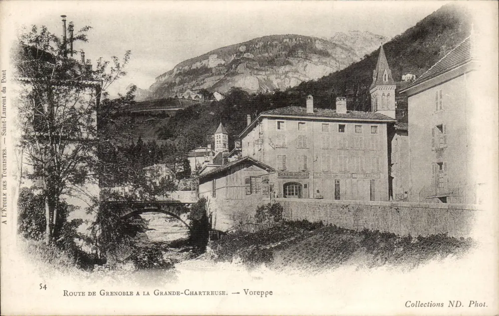 Strada di Grenoble alla Grande-Chartreuse — Voreppe — Collezioni ND. Fot. - Recto