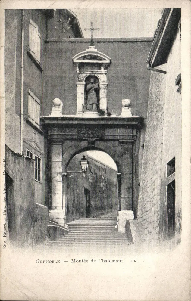 Grenoble — Montée de Chalemont — éditeur Fug. Robert, Puy-des-Alpes, Grenoble - Awers