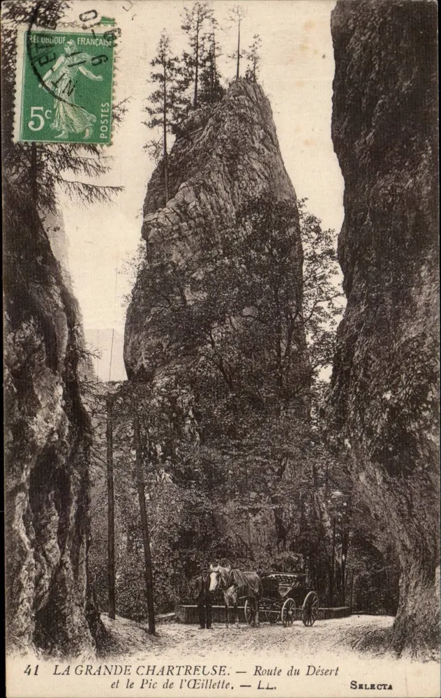 Die Grande Chartreuse — Route du Désert und der Pic de l'Éillette — Selecta - Vorderseite