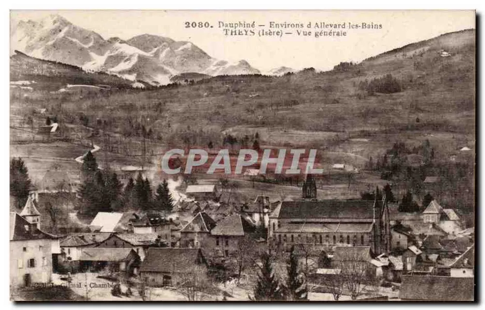 Allevard-les-Bains — Algemene weergave — Théys (Isère) — Uitgever: G. Chambon - Voorkant