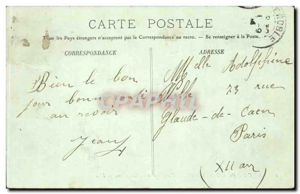 그랑드샤르트루즈 — 수도원 전경 — LL. — 번호 166 - 뒷면