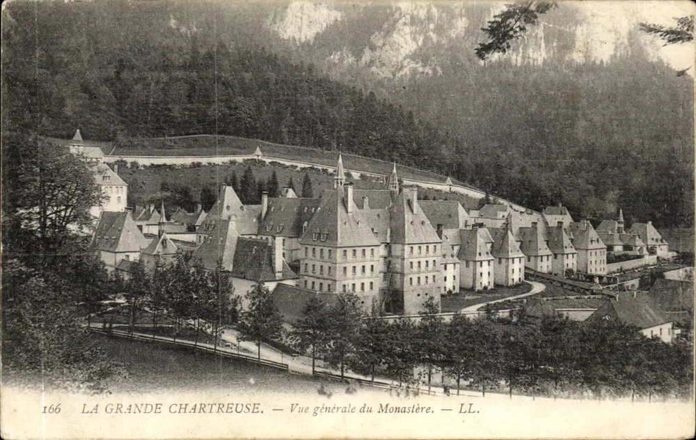 La Grande Chartreuse — Allgemeiner Blick auf das Kloster — LL. — n° 166 - Vorderseite