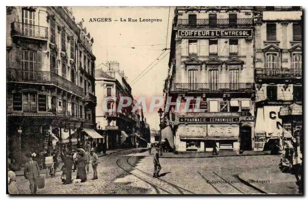 Angers — A Rue Lenepeu — Editor desconhecido, n°5 - Frente