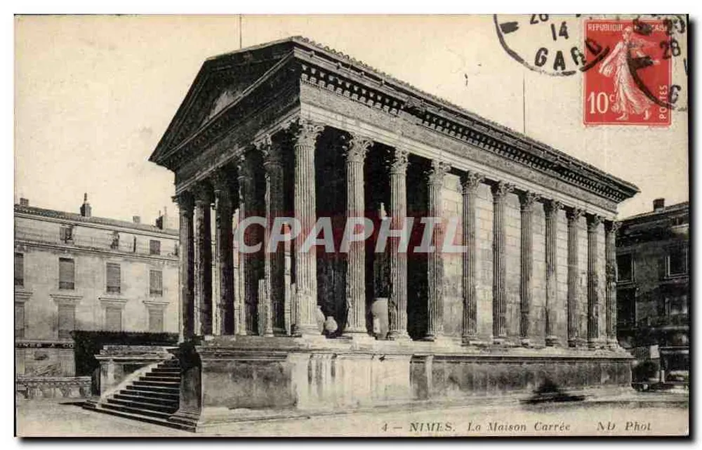 Nîmes - A Maison Carrée — ND Phot - Frente