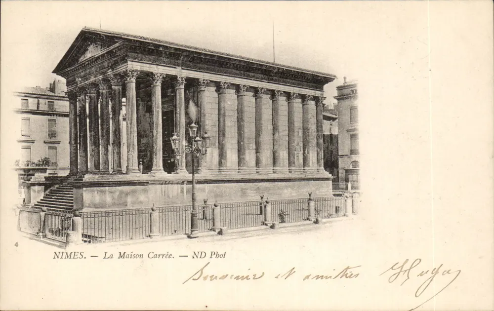 Nîmes — A Maison Carrée — ND Phol - Frente