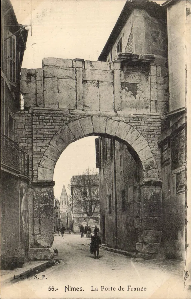 Nîmes. Die Porte de France — J.B. E.N.P. n°56 - Vorderseite