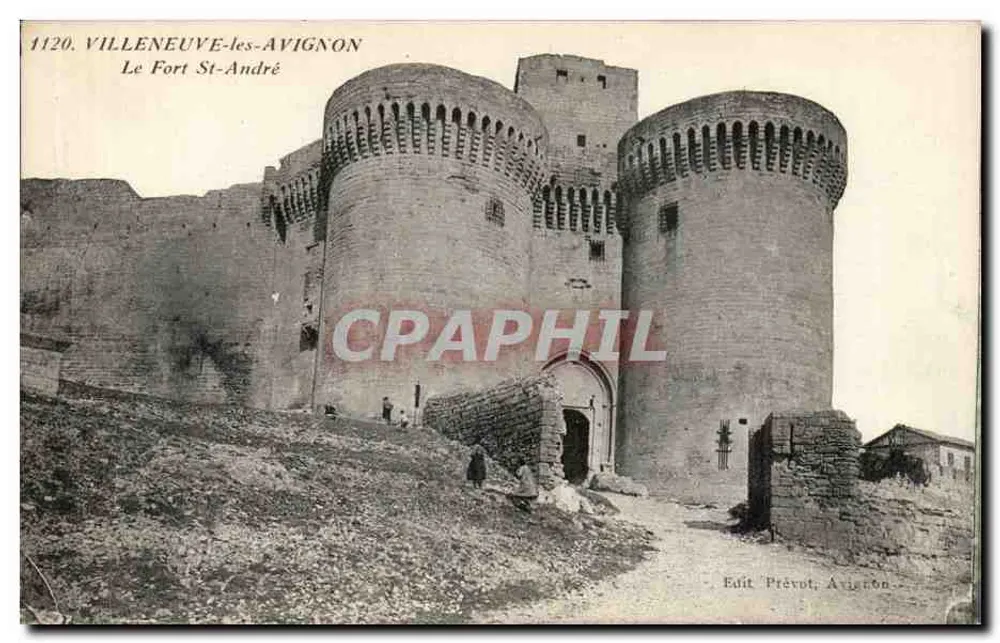 Villeneuve-lès-Avignon — Le Fort Saint-André — Edit. Prévot, Avignon - Vorderseite