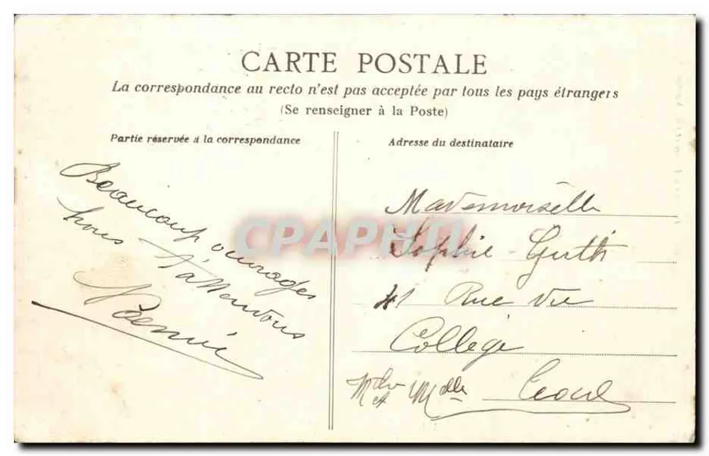Angers — Place du Ralliement und rue Lenepeuve — M-L 151 - Rückseite