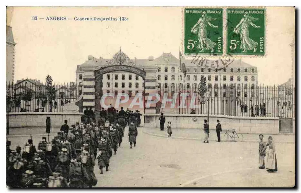 Angers — Kasernen Desjardins — Verlag CPHAPHIL, Nr. 33 - Vorderseite