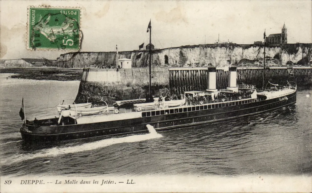 Dieppe — La Malle in den Molen — LL. — Verleger LL. — N° 89 - Vorderseite