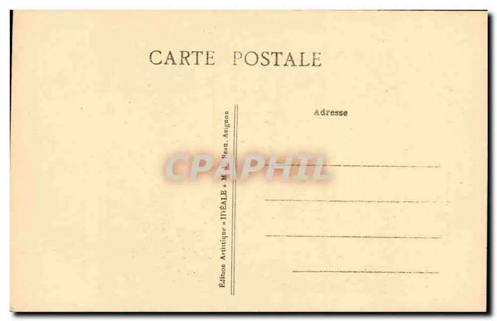 Villeneuve-lès-Avignon (Gard) — Eingangstor der Kartäuserabtei Val Bénite — Verlag IDEALE - Rückseite