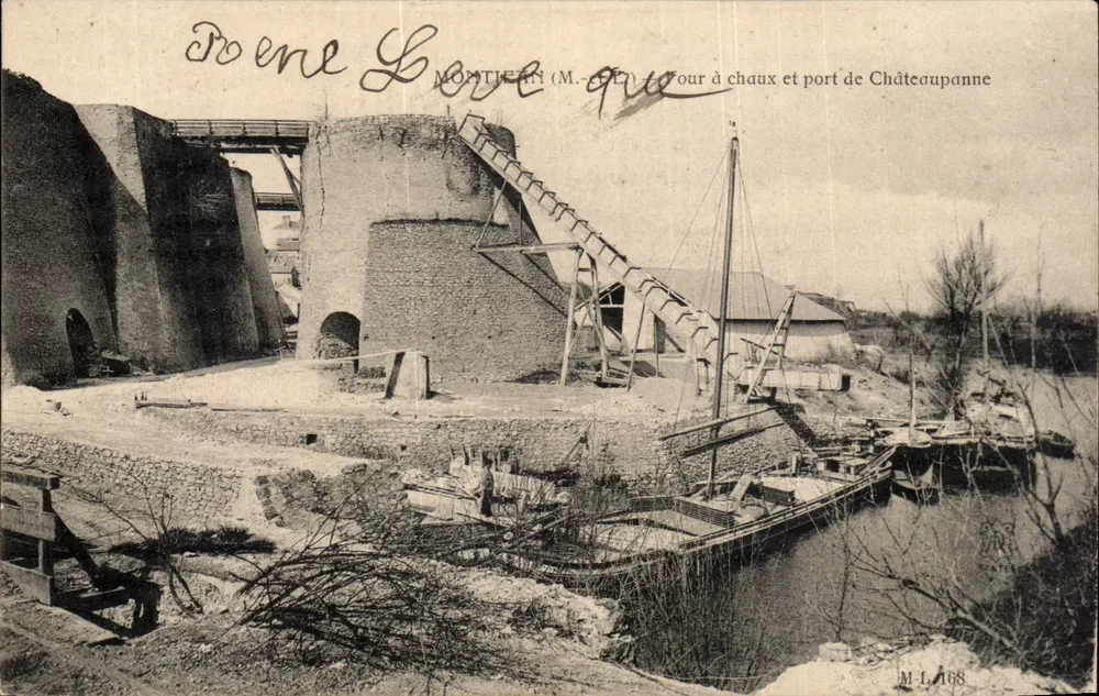 Château-Panne — Chaux et port — Montien (M.-A.) - Vorderseite